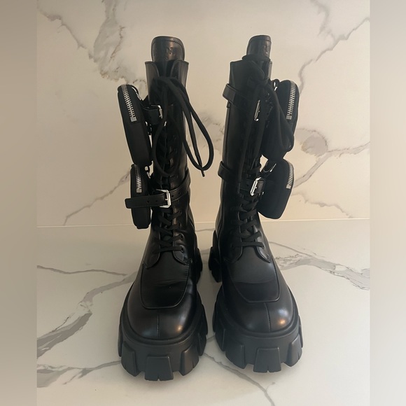 Prada tall Monolith boots - Picture 2 of 6